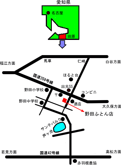 お店の地図
